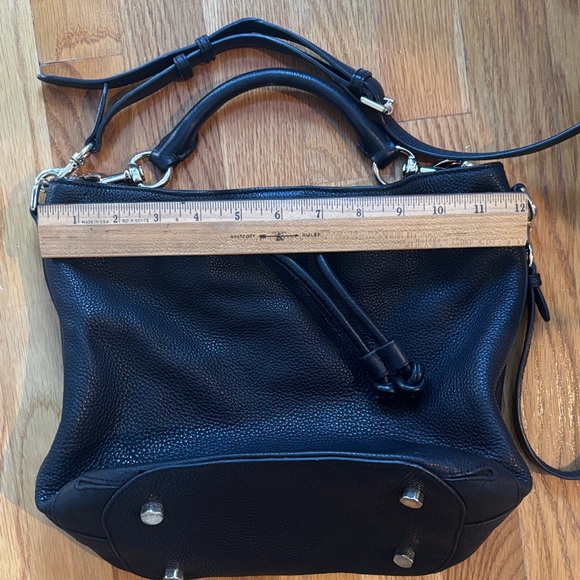 Rebecca Minkoff Black Leather Fiona Bucket Bag - Picture 7 of 9